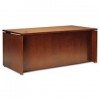 STELLA SERIES WOOD VENEER STRAIGHT FRONT DESK, 72W X 36D X 29 1/2H, TOFFEE