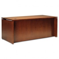 STELLA SERIES WOOD VENEER STRAIGHT FRONT DESK, 72W X 36D X 29 1/2H, TOFFEE