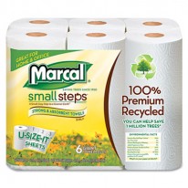 100% PREMIUM RECYCLED GIANT ROLL TOWELS, 5-3/4
