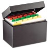 INDEX CARD FILE HOLDS 400 4 X 6 CARDS, 6 3/4 X 4 1/5 X 5