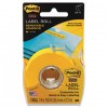 REMOVABLE LABEL ROLL, 1 X 700, YELLOW
