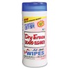 DRY ERASE CLEANER WIPES, 7 X 12, 30/CANISTER