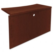 MIRA SERIES WOOD VENEER BRIDGE, 48W X 24D X 29 1/2H, MEDIUM CHERRY