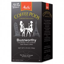 COFFEE PODS, BUZZWORTHY (DARK ROAST), 18 PODS/BOX