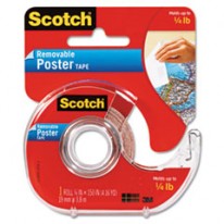WALLSAVER REMOVABLE POSTER TAPE, DOUBLE-SIDED, 3/4