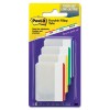 DURABLE FILE TABS, 2 X 1 1/2, STRIPED, ASSORTED STANDARD COLORS, 24/PACK