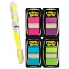 FLAGS VALUE PACK, ASSORTED COLORS, 200 FLAGS & FREE HIGHLIGHTER W/50 FLAGS
