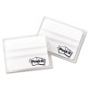 DURABLE FILE TABS, 2 X 1 1/2, WHITE, 50/PACK