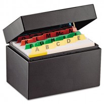 INDEX CARD FILE HOLDS 300 3 X 5 CARDS, 5 3/4 X 3 5/8 X 4