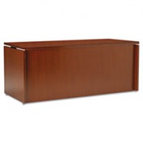 STELLA SERIES WOOD VENEER RECEPTION DESK, 72W X 30D X 29 1/2H, TOFFEE