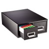 DRAWER CARD CABINET HOLDS 3,000 3 X 5 CARDS, 12 5/16
