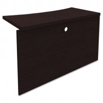 MIRA SERIES WOOD VENEER BRIDGE, 48W X 24D X 29 1/2H, ESPRESSO