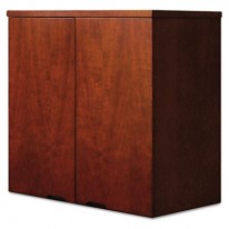 MIRA SERIES WOOD VENEER WARDROBE UNIT, 34 3/4W X 24D X 38H, MEDIUM CHERRY