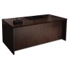 MIRA SERIES WOOD VENEER STRAIGHT FRONT DESK, 72W X 36D X 29 1/2H, ESPRESSO