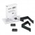 CUBICLE PARTITION HANGERS, BLACK, 2/SET