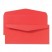 COLORED ENVELOPE, TRADITIONAL, #10, RED, 25/PACK