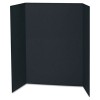 SPOTLIGHT CORRUGATED PRESENTATION DISPLAY BOARDS, 48 X 36, BLACK, 24/CARTON