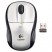 M305 WIRELESS OPTICAL MOUSE, TWO-BUTTON/SCROLL, SILVER