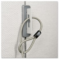 PARTITION CABLE ANCHOR, GRAY