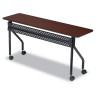 OFFICEWORKS MOBILE TRAINING TABLE, 60W X 18D X 29H, MAHOGANY