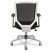 BODA SERIES HIGH-BACK WORK CHAIR, PADDED MESH SEAT, MESH BACK, BLACK