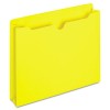 FILE JACKET, TWO INCH EXPANSION, LETTER, YELLOW, 50/BOX
