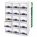 STOR/DRAWER STEEL PLUS STORAGE BOX, LETTER, WHITE/BLUE, 6/CARTON