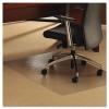 CLEARTEX ULTIMAT CHAIR MAT FOR PLUSH PILE CARPETS, 48 X 53, CLEAR