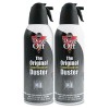 DISPOSABLE COMPRESSED GAS DUSTER, 2 10OZ CANS/PACK