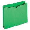 FILE JACKET, TWO INCH EXPANSION, LETTER, GREEN, 50/BOX