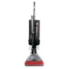 SANITAIRE COMMERCIAL LIGHTWEIGHT BAGLESS UPRIGHT VACUUM, 14 LBS, GRAY/RED