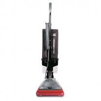 SANITAIRE COMMERCIAL LIGHTWEIGHT BAGLESS UPRIGHT VACUUM, 14 LBS, GRAY/RED