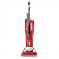 QUICK KLEEN COMMERCIAL VACUUM W/VIBRA-GROOMER II, 17.5 LBS, RED