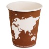 WORLD ART RENEWABLE RESOURCE COMPOSTABLE HOT DRINK CUPS, 10 OZ, RUST, 1000/CTN