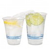 BLUESTRIPE RECYCLED CONTENT CLEAR PLASTIC COLD DRINK CUPS, 16 OZ, CLEAR, 50/PACK