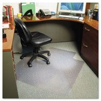 36X48 LIP CHAIR MAT, PROFESSIONAL SERIES ANCHORBAR FOR CARPET UP TO 3/4