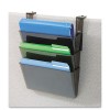 THREE-POCKET FILE PARTITION SET WITH BRACKETS, LETTER, SMOKE