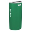 KALEIDOSCOPE COLLECTION RECYCLING RECEPTACLE, 8 GAL, EMERALD GREEN