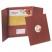 YOURSTYLE CUSTOM GATE FOLIO PRESENTATION FOLDER, LETTER SIZE, BURGUNDY, 4/PACK