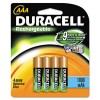 RECHARGEABLE NIMH BATTERIES WITH DURALOCK POWER PRESERVE TECHNOLOGY, AAA, 4/PACK