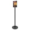 DOUBLE-SIDED MAGNETIC SIGN STAND, 8 1/2 X 11, 56
