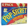MICROWAVE POPCORN, EXTRA BUTTER, 3.5 OZ BAGS, 6 BAGS/BOX