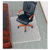 ULTRAMAT VINYL CHAIR MAT FOR PLUSH PILE, BEVELED, 46 X 60, CLEAR