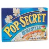 MICROWAVE POPCORN, HOMESTYLE, 3.5 OZ BAGS, 3 BAGS/BOX