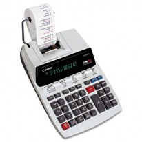 P170DH TWO-COLOR ROLLER PRINTING CALCULATOR, 12-DIGIT FLUORESCENT, BLACK/RED