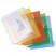 RING BINDER POLY POCKETS, 8-1/2 X 11, ASSORTED COLORS, 5 POCKETS/PACK
