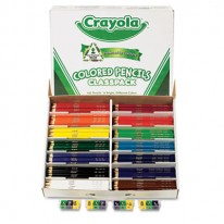 COLORED WOODCASE PENCIL CLASSPACK, 3.3 MM, 14 ASSORTED COLOR SETS/BOX