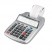 P23-DHV 12-DIGIT TWO-COLOR PRINTING CALCULATOR, 12-DIGIT LCD, PURPLE/RED