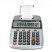 P23-DHV 12-DIGIT TWO-COLOR PRINTING CALCULATOR, 12-DIGIT LCD, PURPLE/RED
