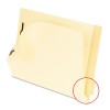 FOLDERS, TWO FASTENERS, LAMINATED STRAIGHT CUT END TABS, MANILA, LETTER, 50/BOX